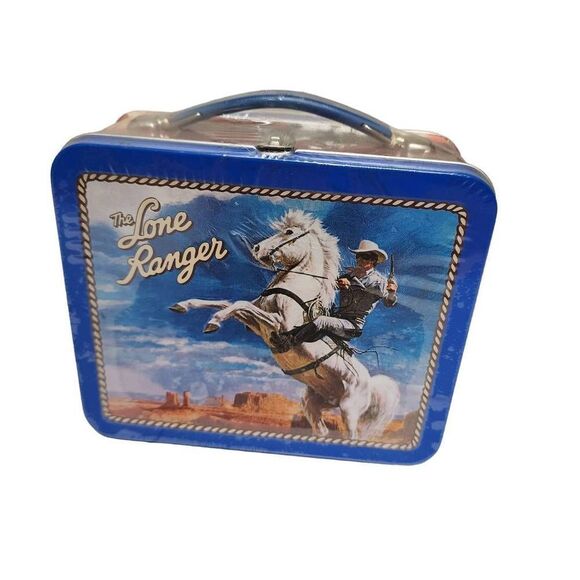 The Lone Ranger New Hallmark Metal Vintage Lunch Box Retro Limited Edition Movie - Picture 1 of 6